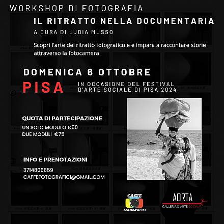 Workshop - il ritratto fotografico tra street documentaria e fotogiornalismo